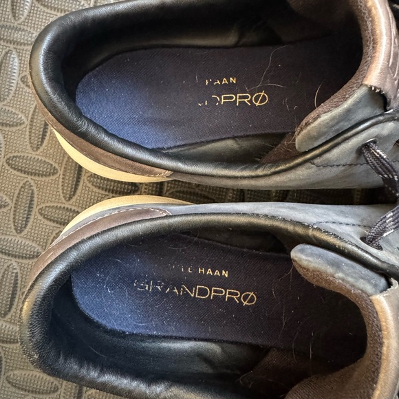 Cole Haan Men’s Grandpro Navy Suede Sneakers - Picture 2 of 4